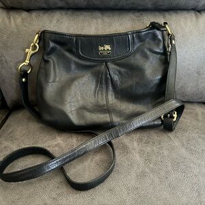 Coach leather crossbody. Clean all leather crossbody.